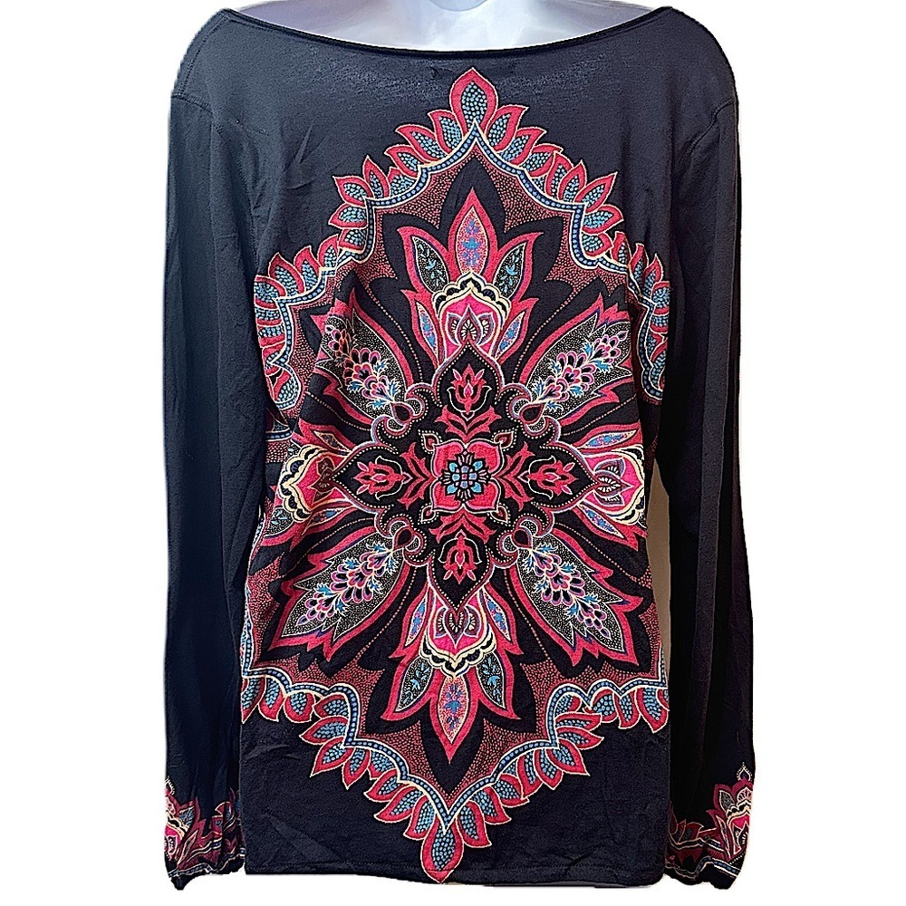 Luck Brand Women's Boho Top Size XL - Picture 7 of 11